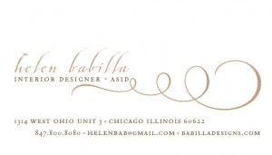 Business card; chicago-1